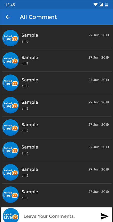 Live tv deals apk 2019